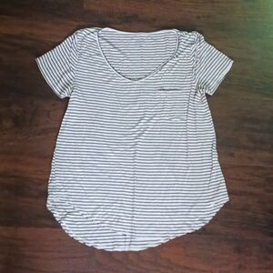 Hollister soft striped tee M